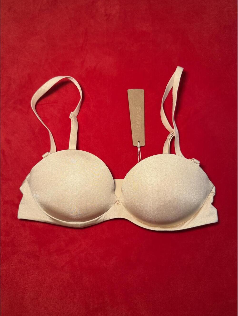 Skims Ultimate Push Up Strapless Bra Color Sand Size 32B